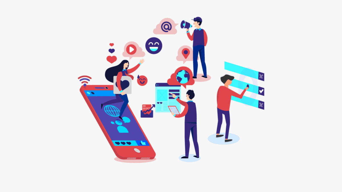 Abstract digital network representing technological connectivity