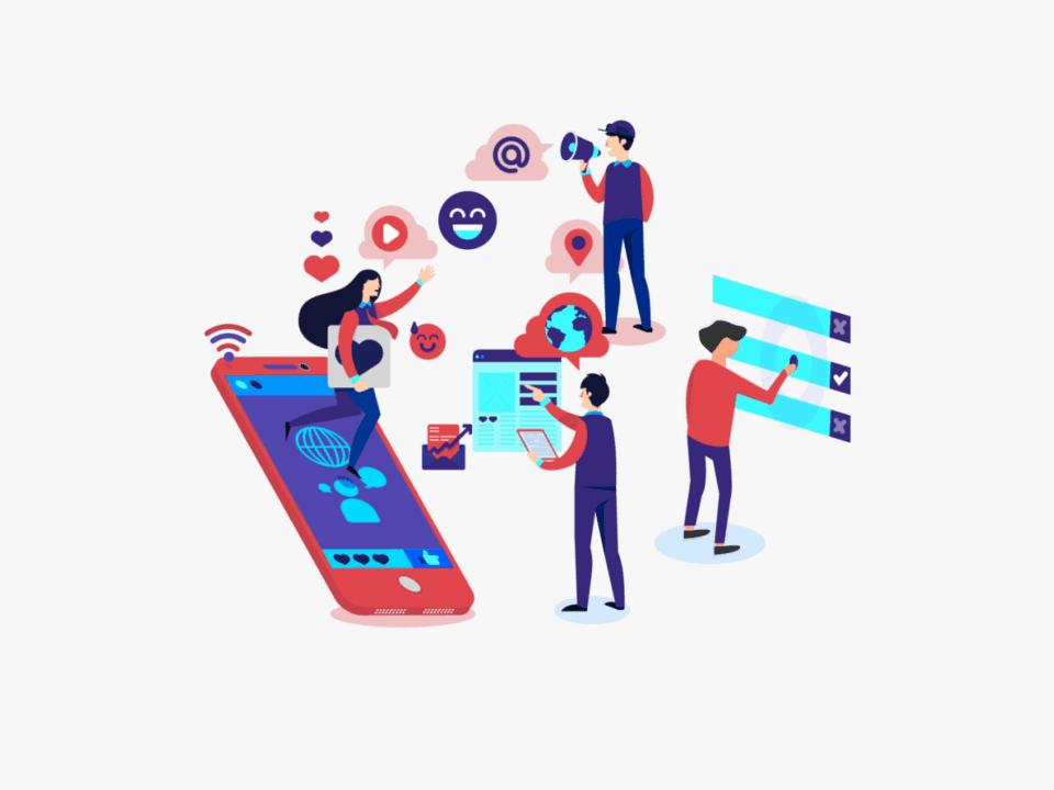 Abstract digital network representing technological connectivity